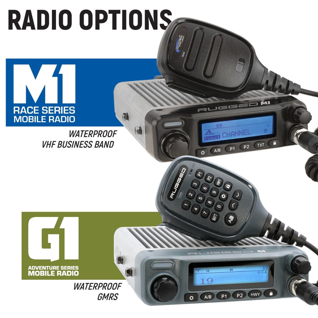 Rugged Radios Honda Talon Complete Communication Kit with Bluetooth Intercom and 2-Way Radio