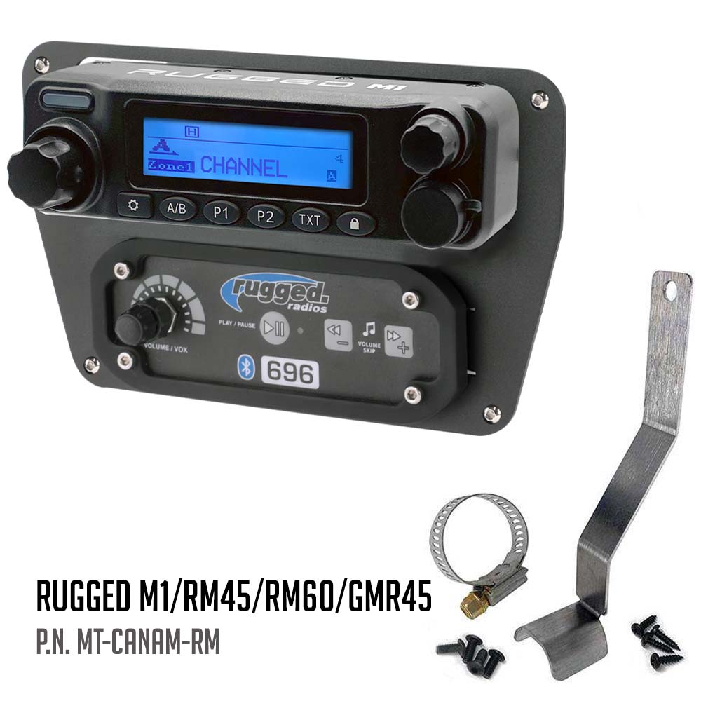 Rugged Radios Can-Am Commander Intercom and Radio Mount