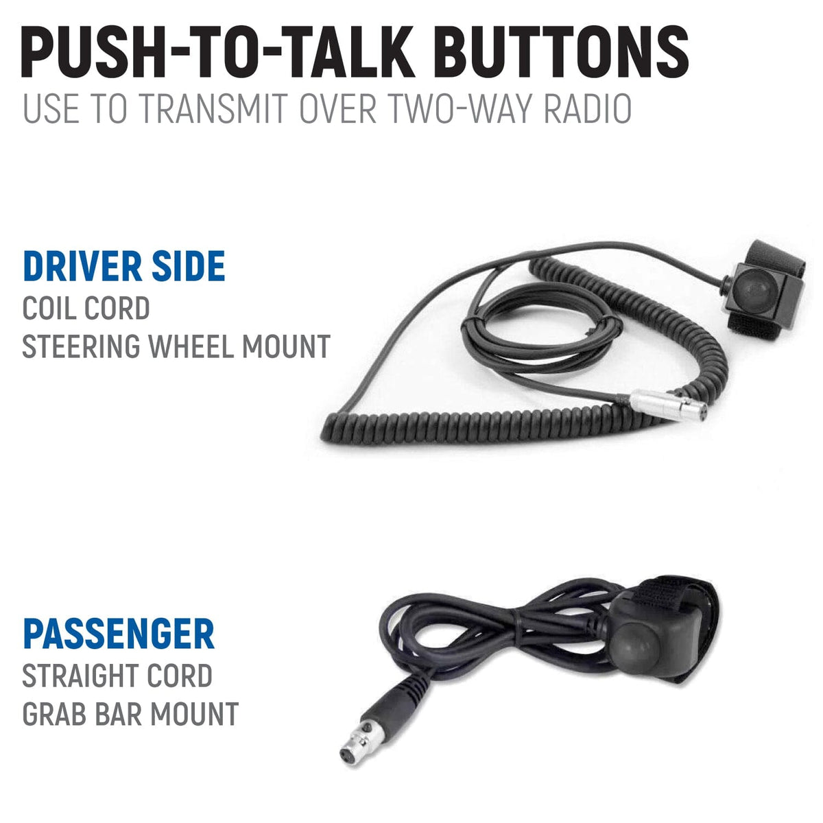 Rugged Radios Polaris General Complete Communication Kit with Bluetooth Intercom and 2-Way Radio