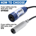 Single Headset / Helmet Jack Flush Mount - Offroad