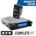 Rugged Radios STX STEREO Remote Head Complete Master Communication Kit with Intercom and 2-Way Radio