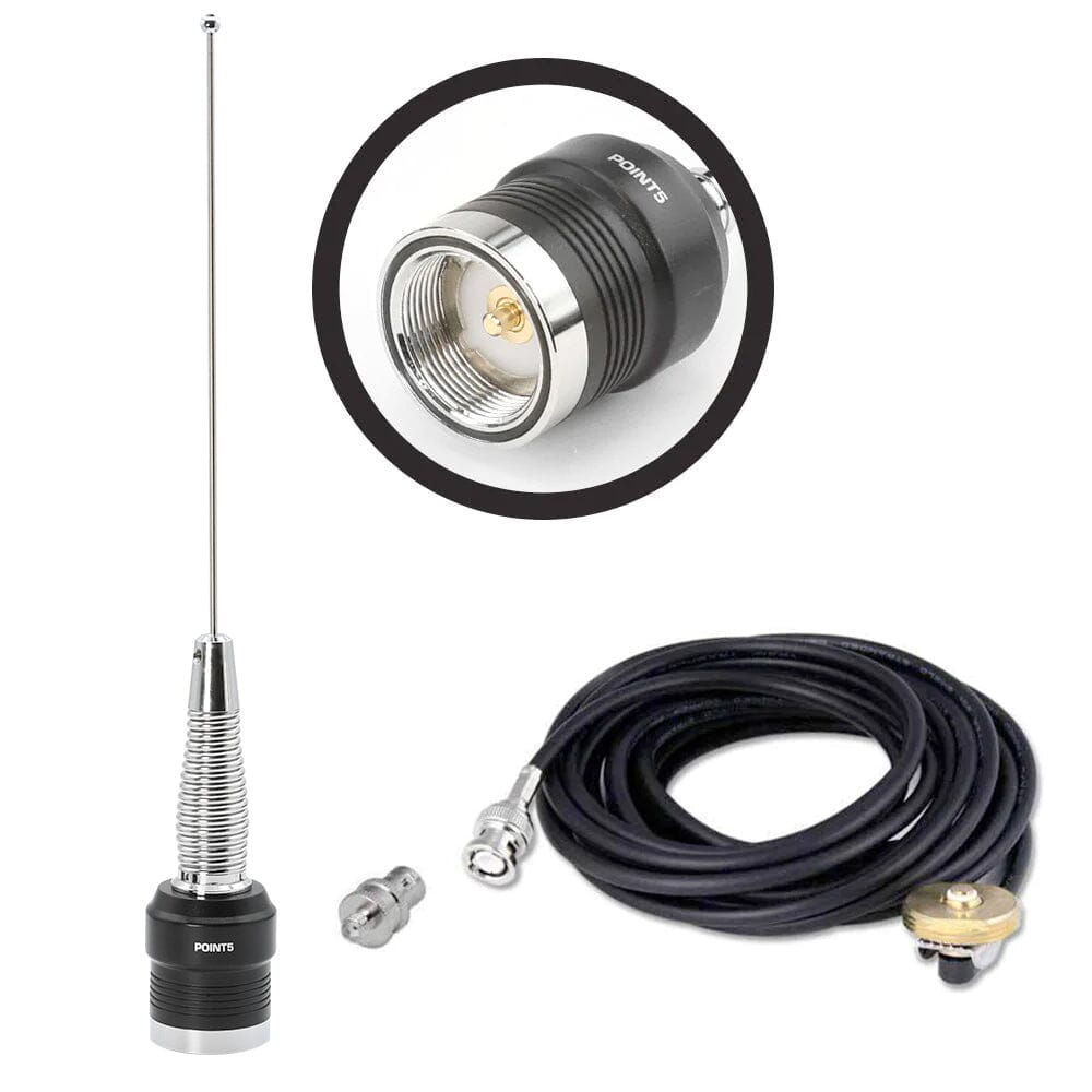 Rugged Radios UHF External Antenna Kit for Handheld Radios (UHF 450 - 470 MHz)