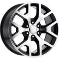 WHEEL ALUM 22X9 BLK MACH