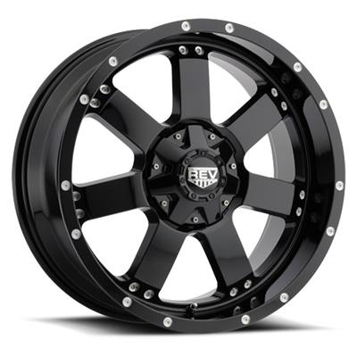 WHEEL OFFROAD GLOSS BLK 20X9