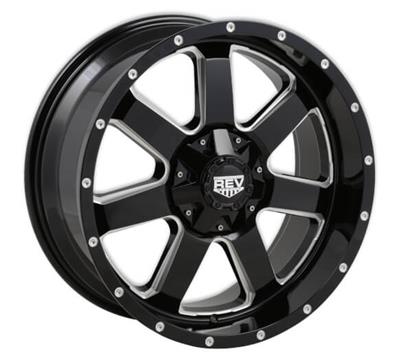 WHEEL ALUM GLOSS BLK 17X9