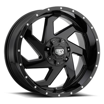 WHEEL ALUM GLOSS BLK 17X9