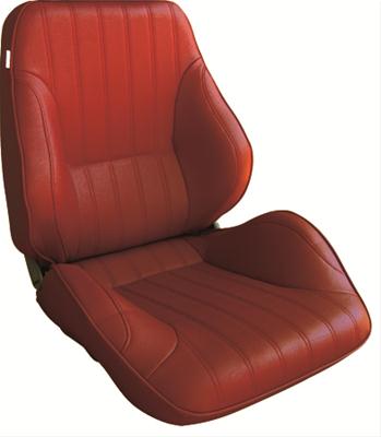 SEAT RED VINYL  LEFT