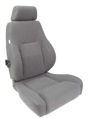 GREY VELOUR  LEFT