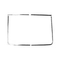 MOLDINGS REAR WINDOW SS SET OF