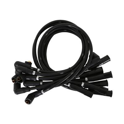 IGNITION WIRES  FORD LOGO BLK