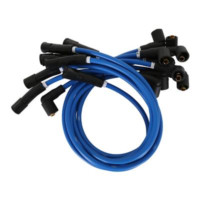 IGNITION WIRES  FORD LOGO BLUE