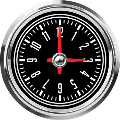 GAUGE ANALOG CLOCK 2-5/8IN