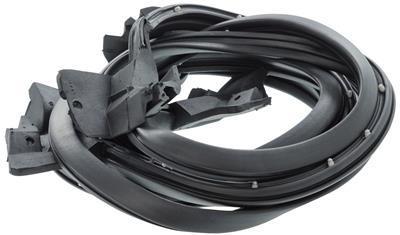 DOOR WEATHERSTRIP WITH CLIPS &