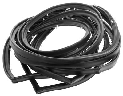 DOOR WEATHERSTRIP WITH CLIPS