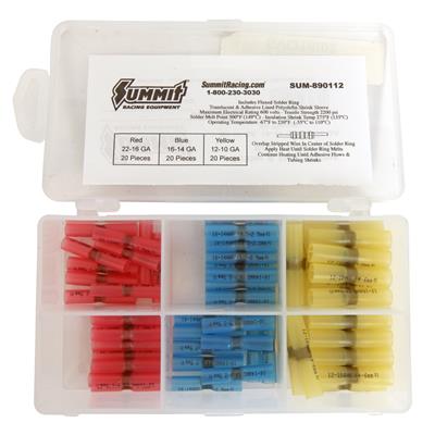 Summit Racing™ Heat Shrink Self-Solder Wire Splice Connectors