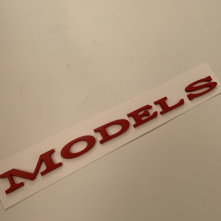 Letter Emblems for TESLA Tailgate | Multiple Colors | 3D ABS