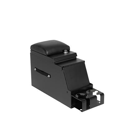 STEREO SEC CONSOLE 8"WIDE BLK