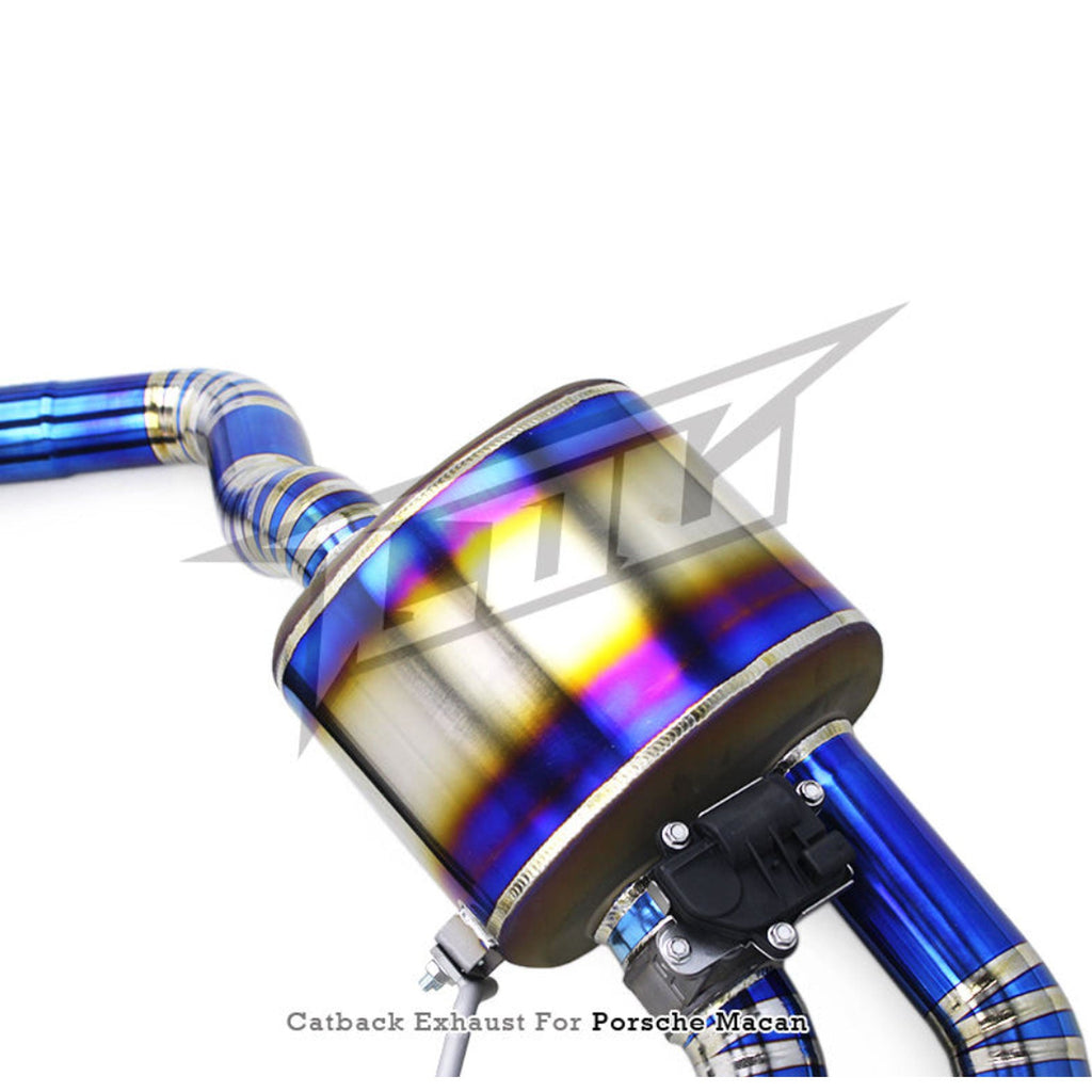 Titanium Valved Performance Catback Exhaust for Porsche Macan 2.0T