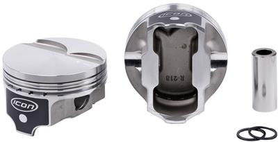 PISTONS FORGED ALUM FLAT TOP