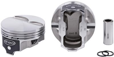 PISTONS FORGED ALUM FLAT TOP L