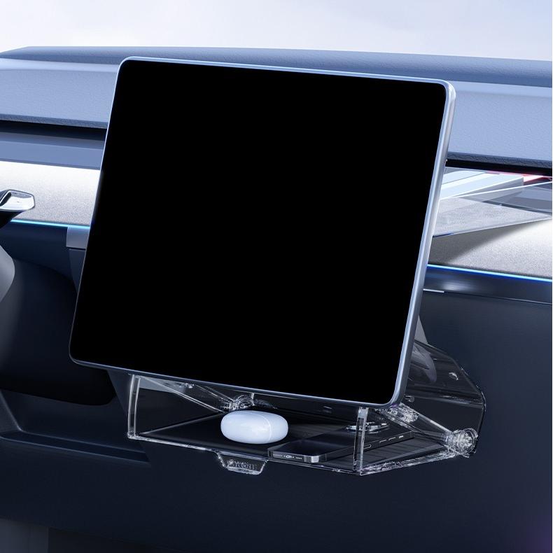Under Screen Storage Organizer for Model Y Juniper & Model 3 Highland | TESERY