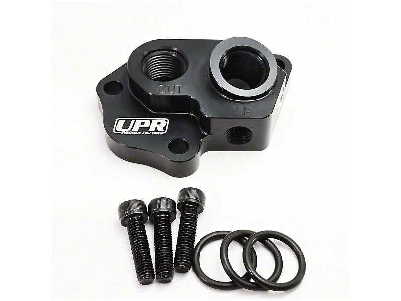 Gen 1, 2, 3 Coyote Oil Filter relocation Block for Engine Side UPR