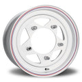 WHEEL  WHITE VW BAJA 15X6  5X2