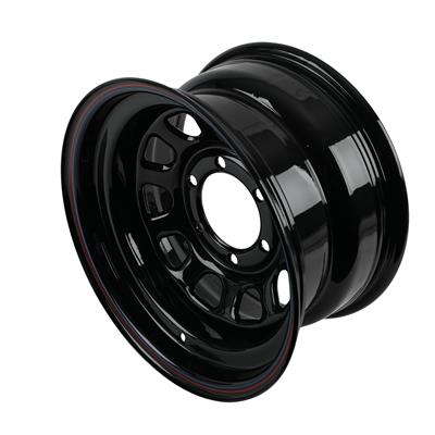 WHEEL  BLACK DAYTONA 15X8  6X5