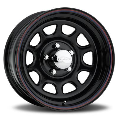 WHEEL  BLACK DAYTONA 15X8  5X5