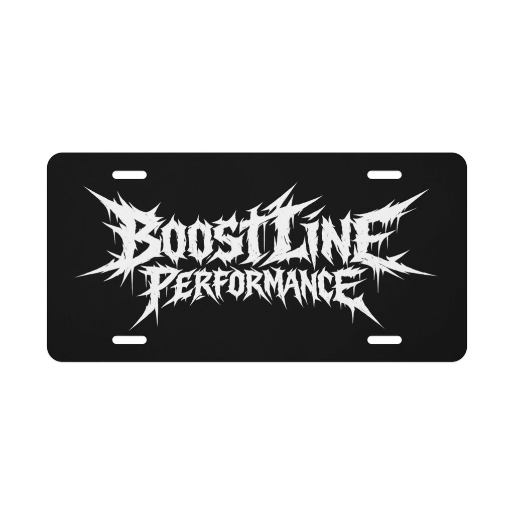 Boostline Metal Vanity Plate