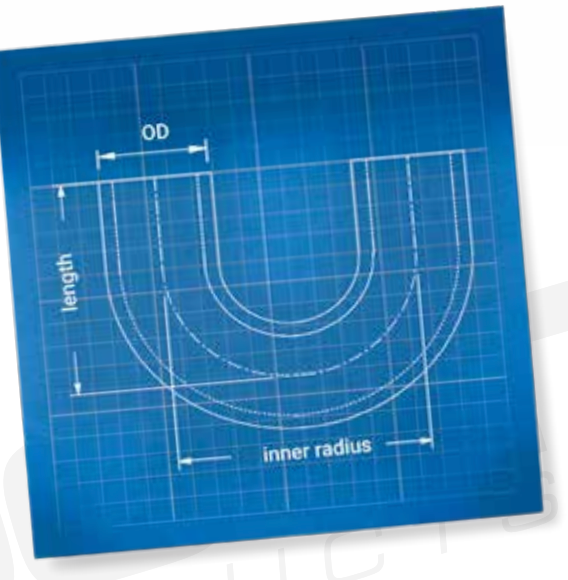 Aluminum Tubing 180° Mandrel Bend