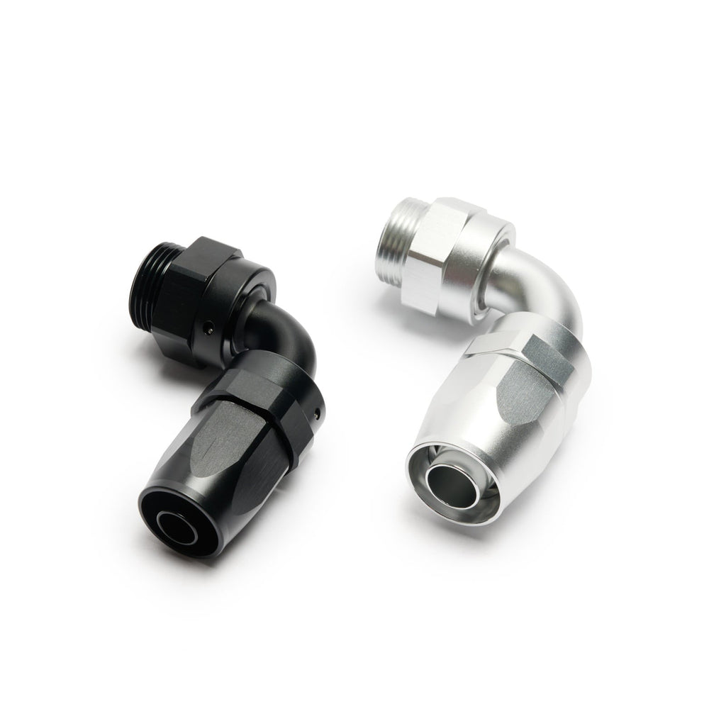 Swivel Hose End Fitting to Metric - 90°