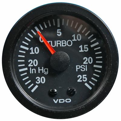GAUGE KIT TURBO 25PSI MECH US