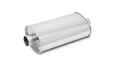 MUFFLER OVAL SS 2IN CTR