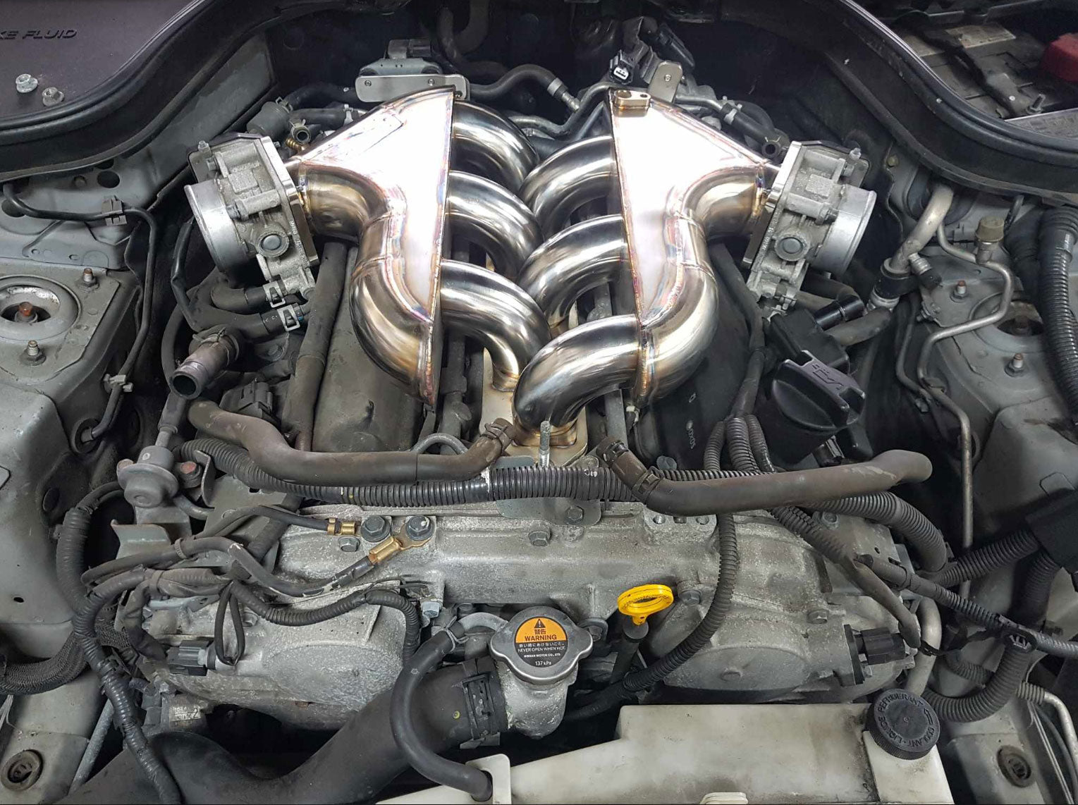 Upper Custom Intake Manifold Plenum For Nissan 370Z G37 Q50 VQ37VHR