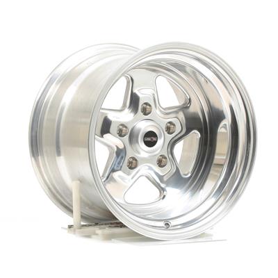 WHEEL 15X10 5X5BP 4.5"BS POL