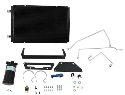 CONDENSER A/C ALUM BLACK