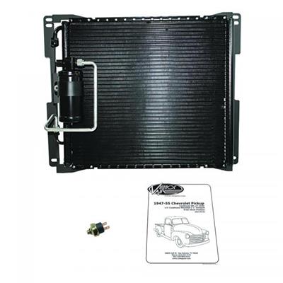 CONDENSER W/DRIER ALUM BLACK