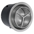 LOUVER IN-DASH ALUM ROUND