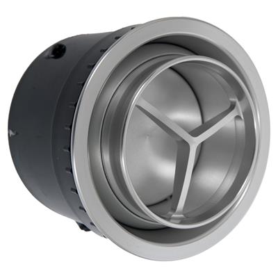 LOUVER IN-DASH ALUM ROUND