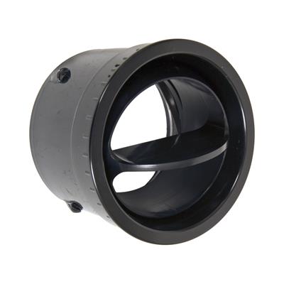 LOUVER DASH ROUND ALUM BLACK