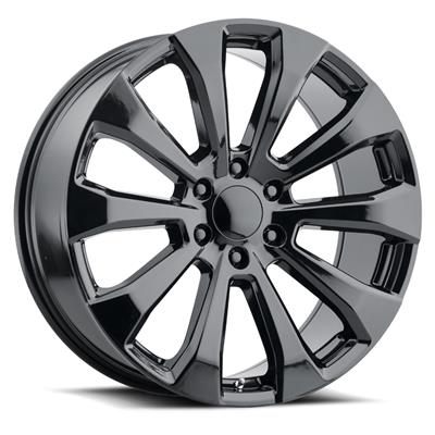 WHEEL ALUM GLOSS BLACK 22X9