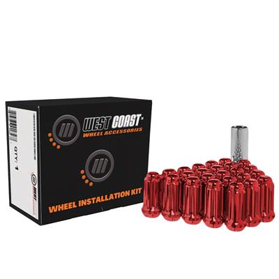 INSTALL KITS SPLINE LUG NUTS