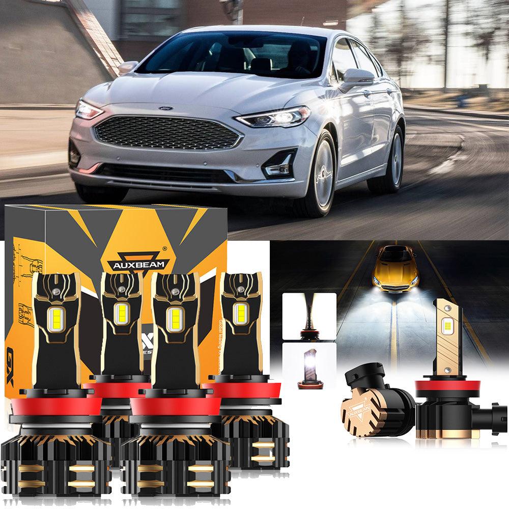 For 2018-2020 Fusion H11 LED Headlight Bulbs Bundle