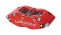 CALIPER BRAKE ALUM RED 4-PST