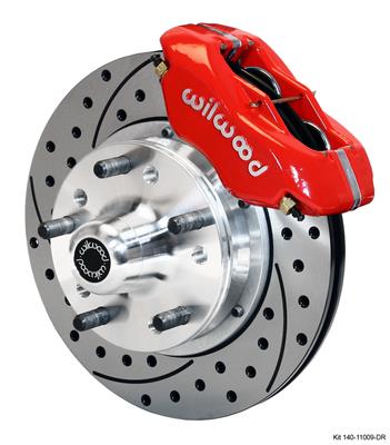 BRAKE KIT DRILLED RED