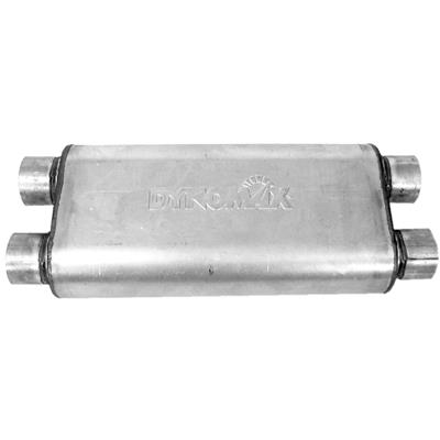 MUFFLER X-PIPE OVAL DUAL 3IN