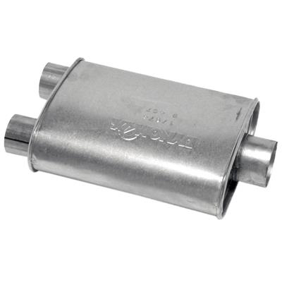 MUFFLER 3IN INLET DUAL 2.5 ALU