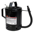 OIL DISPENSER 5QT STEEL BLK