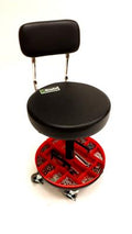 STOOL TOOL TROLLEY W/BACKREST